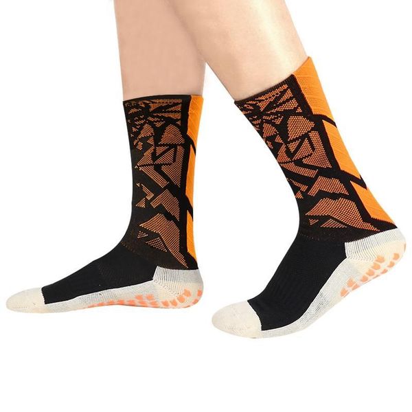 

sports socks soccer anti slip football running breathable sport sock orange, Black
