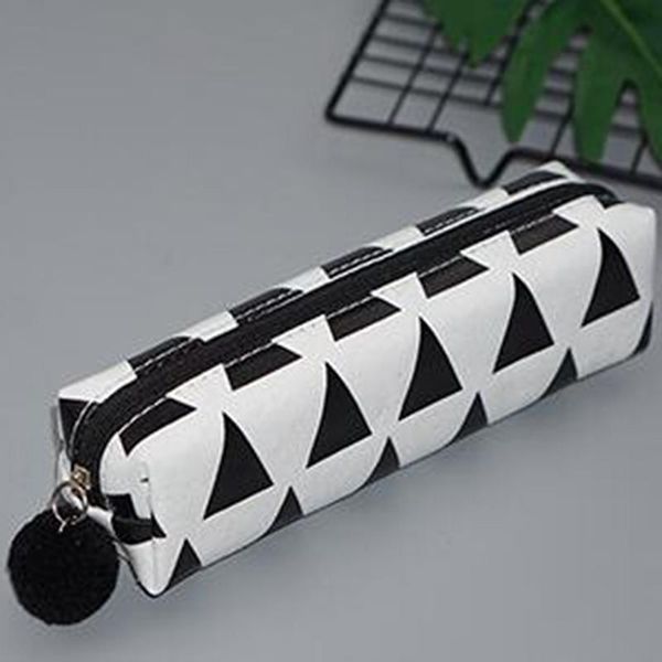 

concise girls student cosmetic bag school pencil cases for girl stationery canvas box tools bags &