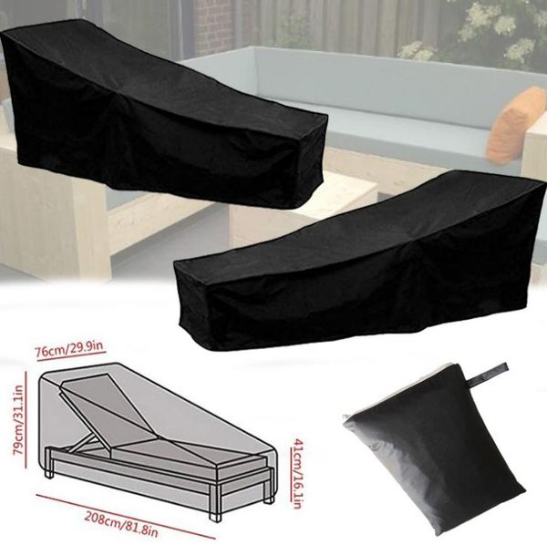 

outdoor garden parkland patio waterproof cover furniture rain chair protection dustproof beach recliner covers