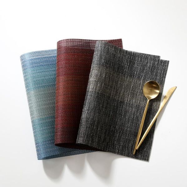 

mats & pads pvc washable antislip kitchen table mat set for dinner
