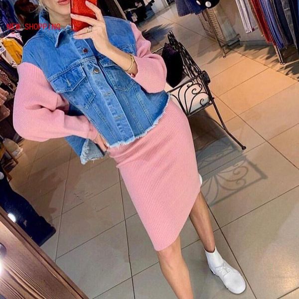 

denim jacket women lapel loose fashion jackets single breasted regular all match female causal vintage office coats 2021 women's, Black;brown