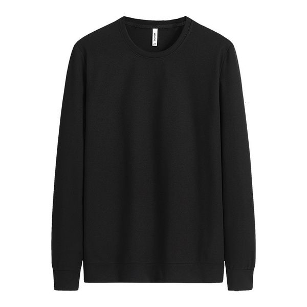 

men's winter autumn round and ne solid color leisure fashion trend sweater, Black