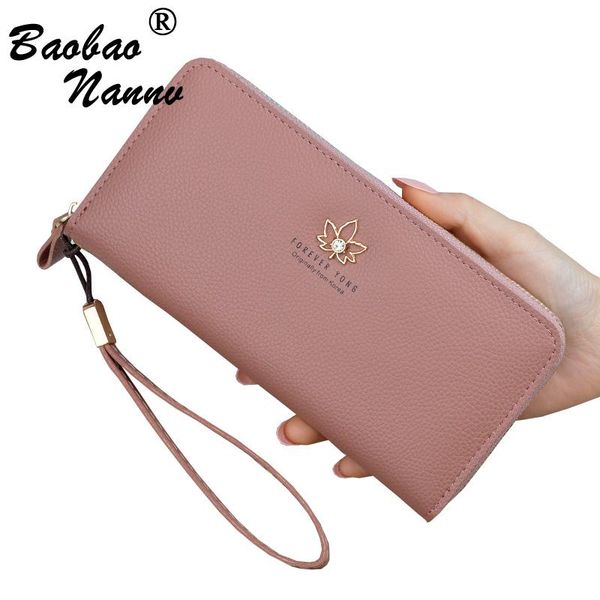 

wallets fashion women long multi-functional large capacity wallet purse fresh pu leather female clutch card holder wristband, Red;black