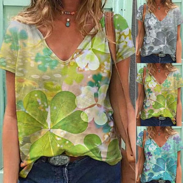 

summer fashion all-match street round neck loose large size women's t-shirt, White