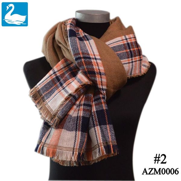 

scarves bl2021 warm bandana winter scarf women long head foulard men shawls and wraps blanket scarfs for ladies beach towel, Blue;gray