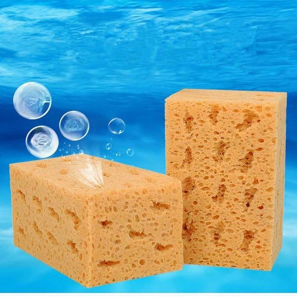 

car wash sponge extra large cleaning honeycomb coral yellow thick block supplies auto tools absorbent