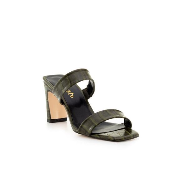 

women slippers sandals shoes trendy daily party posh with heels, Black