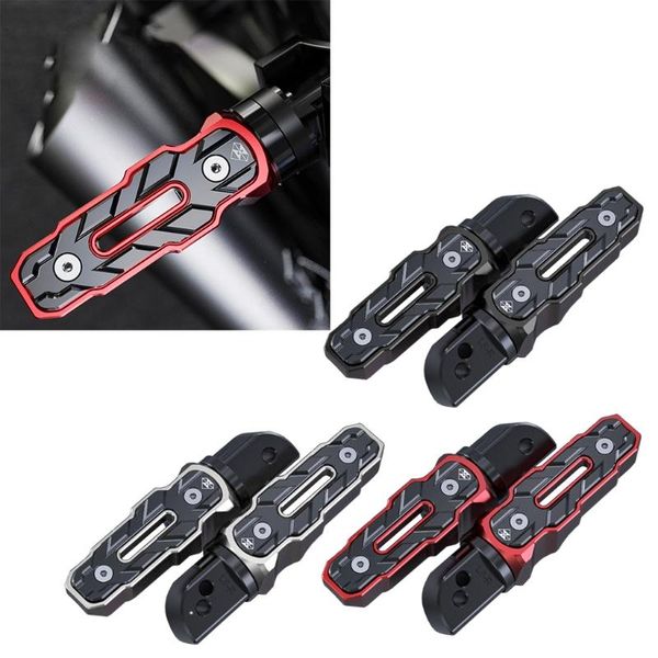 

pedals 2pcs aluminium alloy folding footrest wearproof rear motorcycle compatible with 321r non-slip