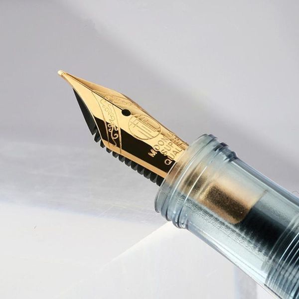 

fountain pens transparent large-capacity pen stylish design and ink set high eyedropper fine with converter nib quality o4h5