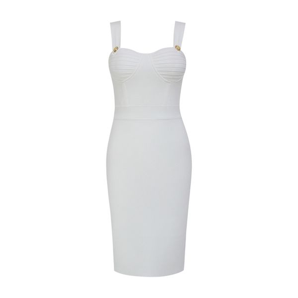

summer dress party bodycon elegant woman bandage red ladies clothes 210515, Black;gray