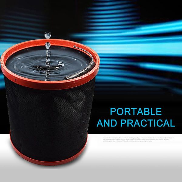 

portable bucket water storage bag waterproof fishing folding car washing organizer