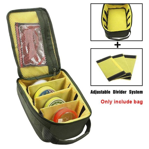 

fishing accessories reel bag oxford tackle portable & gear storage case for spinning baitcasting reels