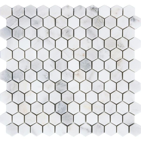 

wallpapers honeycomb carrara marble stone tiles,kitchen backsplash,bathroom shower wall/floor decor,home improvement,,lsmbh05