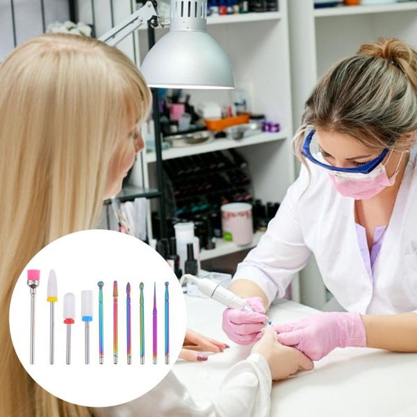 

nail art kits 1 set/10pcs household polishing heads sanding tools