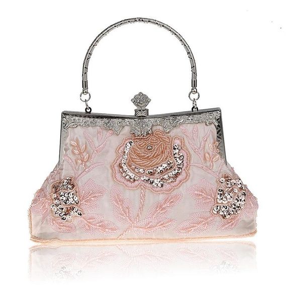 

handbags for women s of retro bead embroidery bag exquisite cheongsam dinner hand-wrapped purse bags evening