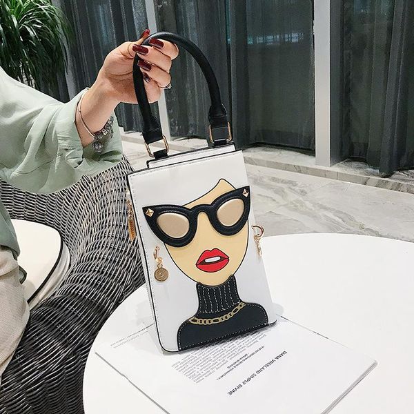 

waist bags fashion small crossbody bag for women shoulder chain pureses and handbags designer character party clutch pu leather