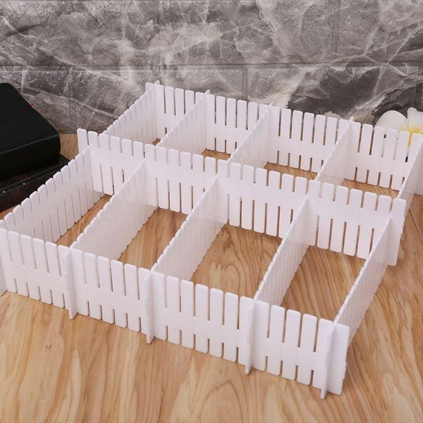 

storage drawers 8pcs adjustable clapboard drawer divider partition organiser wardrobe closet separator for underwear socks belt office