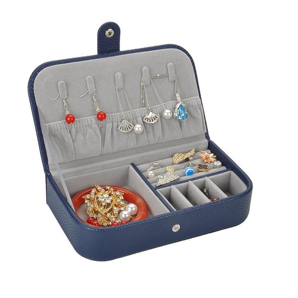 

jewelry pouches, bags box storage 2021 style european princess factory direct high-grade pu leather 5 color wholesale, Pink;blue