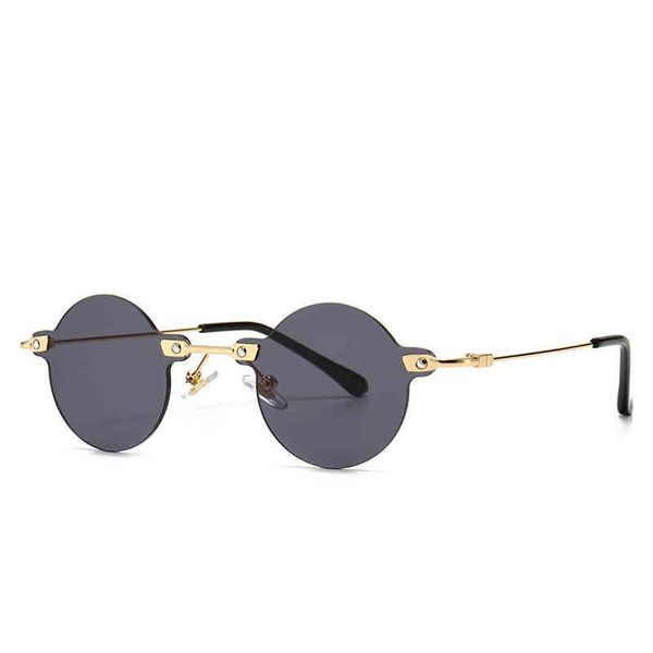 

fashion black round rimls circle sunglass custom women metal small frame oval sun glass uv400, White;black