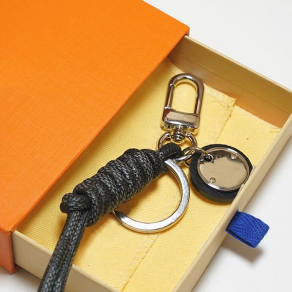 

fashion grid keychain designers fashion rope letter mens key chain accessories women letter pattern car keychains jewelry gifts brand, Silver
