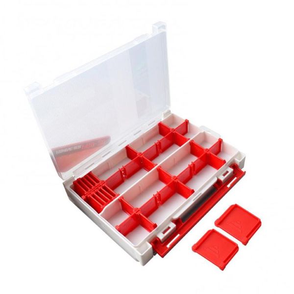 

fishing accessories double layer multifunctional plastic storage box portable bait container
