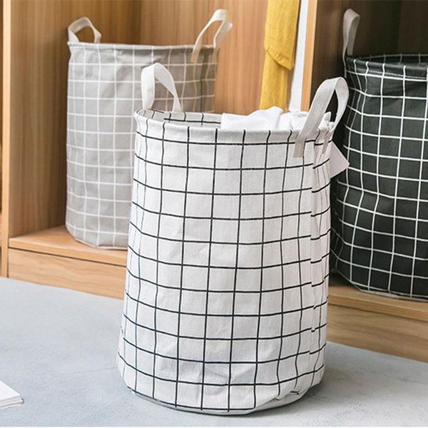

storage baskets tianmi laundry basket large capacity bag round folding dirty clothes toy debris household
