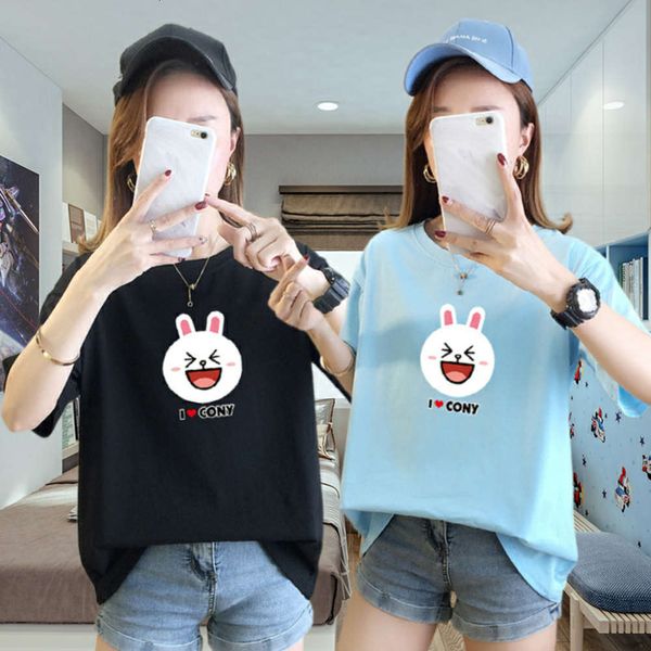 

women's t-shirt 2021 pleated round neck loose short sleeve byuw, White