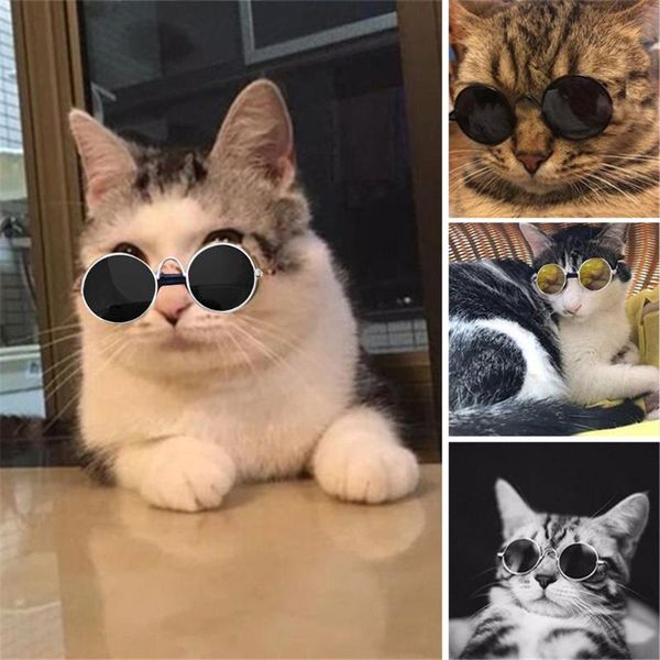 

cat costumes pet glasses cute funny retro dog sunglasses supplies for pographing