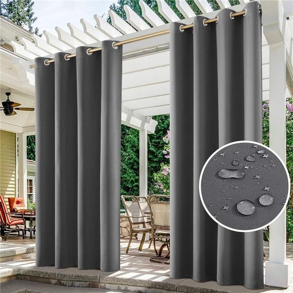 

curtain & drapes solid colors outdoor curtains patio waterproof drapery windproof blackout window for porch gazebo panels
