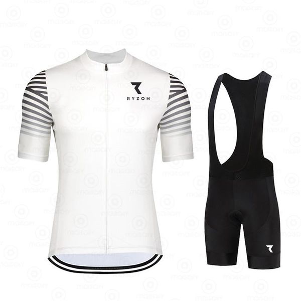 

racing sets 2021 ryzon cycling jersey set breathable mtb wear bike clothing bicycle clothes, Black;blue