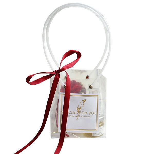 

gift wrap 50pcs/lot square small tote bag groomsmen bridesmaid gifts rebate