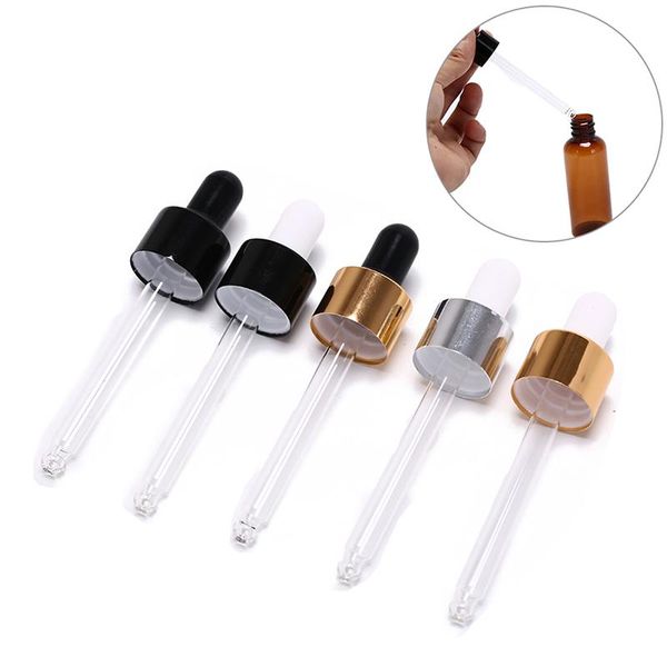 

30ml amber glass dropper bottle refillable tea tree oil essential perfume container liquid pipette storage bottles & jars