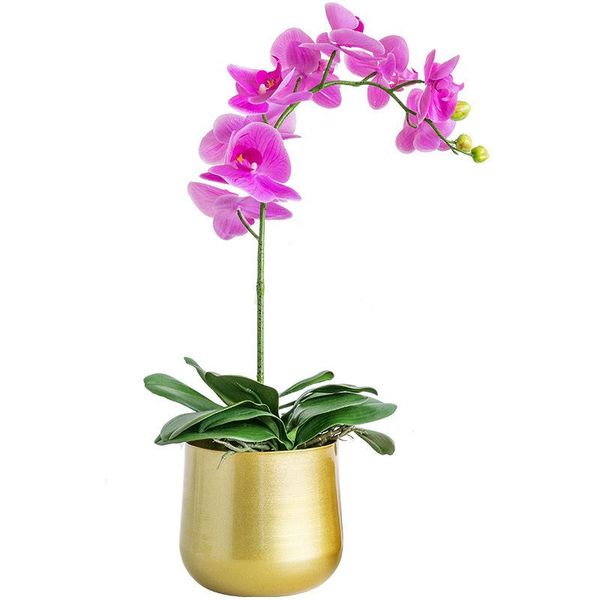 

planters & pots golden wrought iron creative flower pot nordic style metal succulent plants courtyard garden decoration