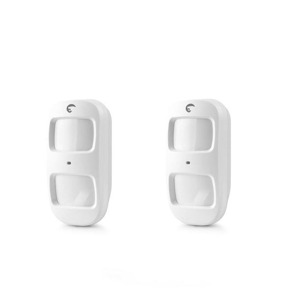 

alarm systems 2pcs etiger es-d2a pet friendly motion detector pir movement sensor works with s4 and s3b system