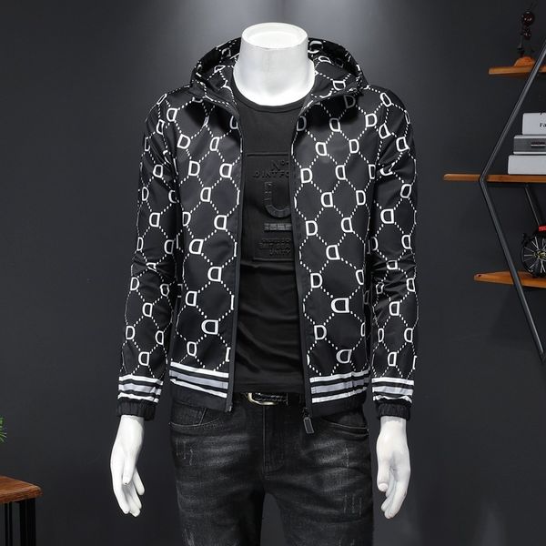 

the fine fleece hoodies men's hooded jacket in spring 77, Black