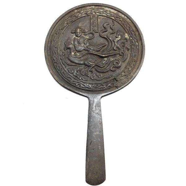 

mirrors classic antique carved bronze mirror lady make-up home craft gift