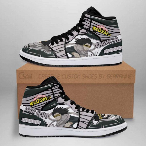 

aizawa eraser head sneakers custom my hero academia anime shoes