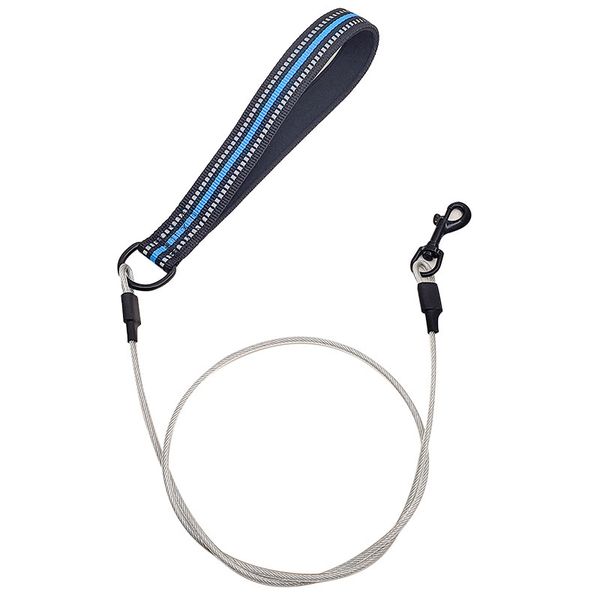 

anti-bite wire rope dogs leash medium large dog samoye golden retriever dog walking ropes manufacturer integrated chain