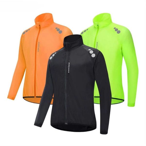 

racing jackets men cycling jacket reflective windbreaker mtb bike clothing lightweight windproof waterproof running sport bicycle -40, Black;red