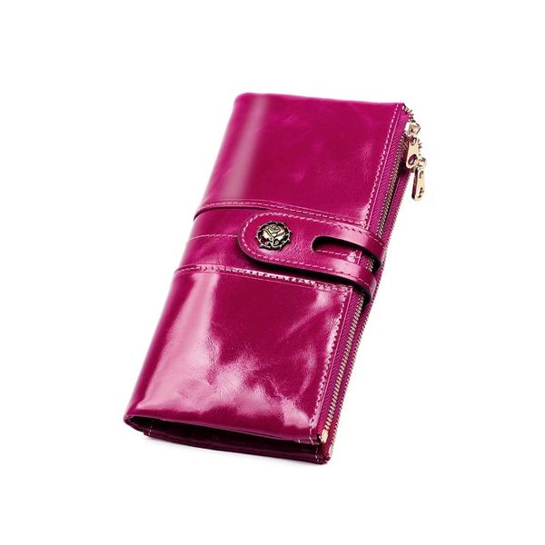 

zipper 2021 women wallets fashion female mobile phone long purse style coin wallet card holder classic, Red;black