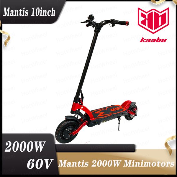 

original kaabo mantis dual motor e-scooter 2000w lg battery 60v 24.5ah electric scooter two wheel foldable skateboard