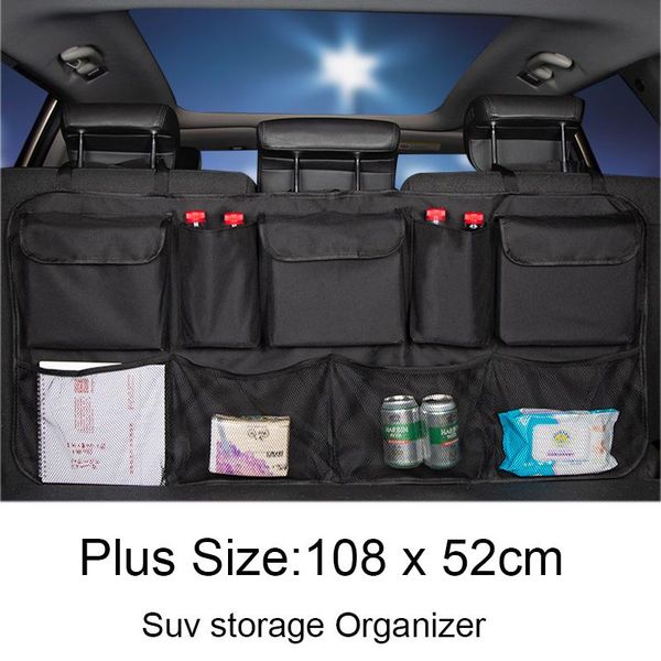 

car organizer plus size trunk rear seat for suv mpv universal vehicle bag back stowing tidying