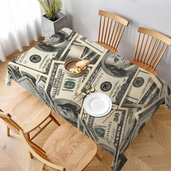 

table cloth dollar tablecloth printed decoration cover polyester banquet waterproof