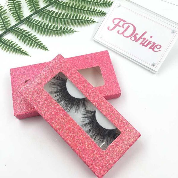 

6pairs/lot custom eyelashes packaging wholesale price 25mm real mink lashes1