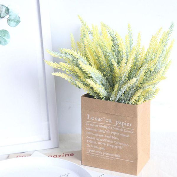

decorative flowers & wreaths provence lavender artificial flower for home decor grain plastic fake plant silk h