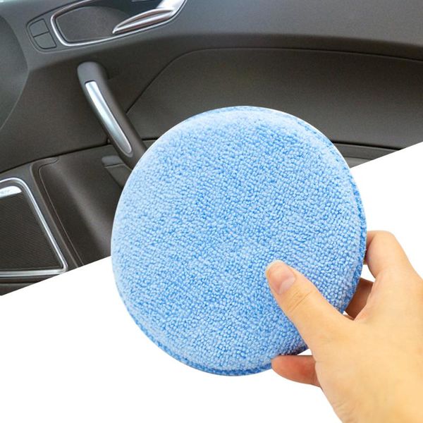 

car sponge soft microfiber wax applicator pad polishing for apply and remove auto care 4pcs or 8pcs choice