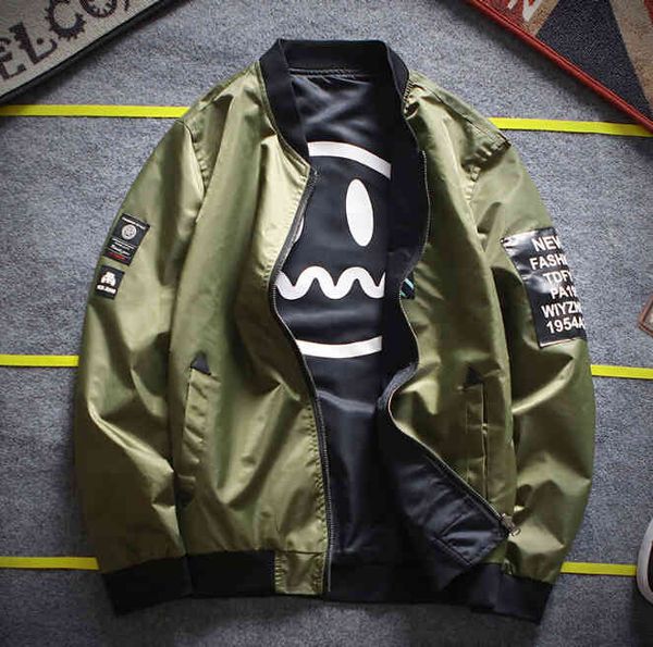 

men's jackets man's coat thickening flight lovers baseball cotton clothes winter spring size m-4xl 8ymu, Black;brown