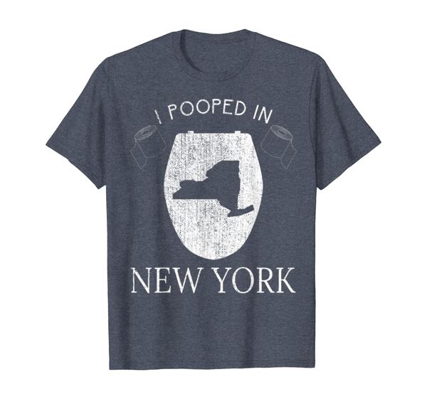 

pooped today new york funnys for dadt-shirt, White;black