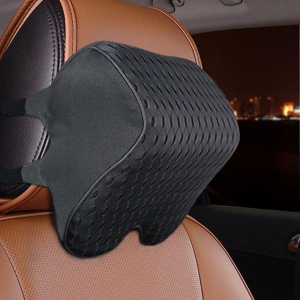 

seat cushions comfort neck pillow with double straps mesh cover relieve pain neckrest headrest car