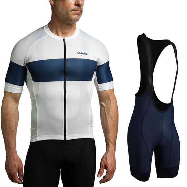 

racing sets ralvpha products 2021 summer men's cycling wear mountain bike jersey breathable bib set maillot ropa ciclismo, Black;blue